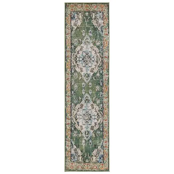 Montego Distressed Medallion Area Rug