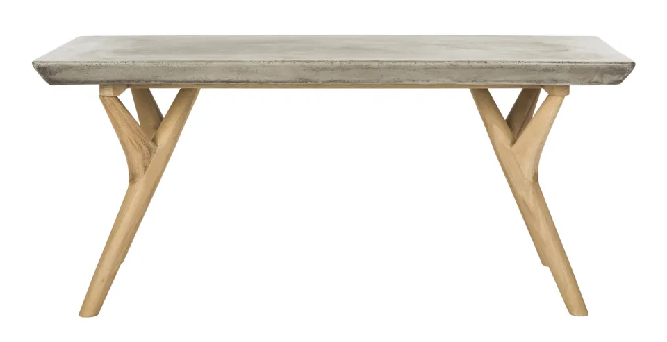 Pacey In/Outdoor Concrete 16.54" Coffee Table - Dark Grey