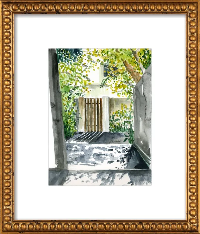 Garden Gate by Miri Eshet for Artfully Walls