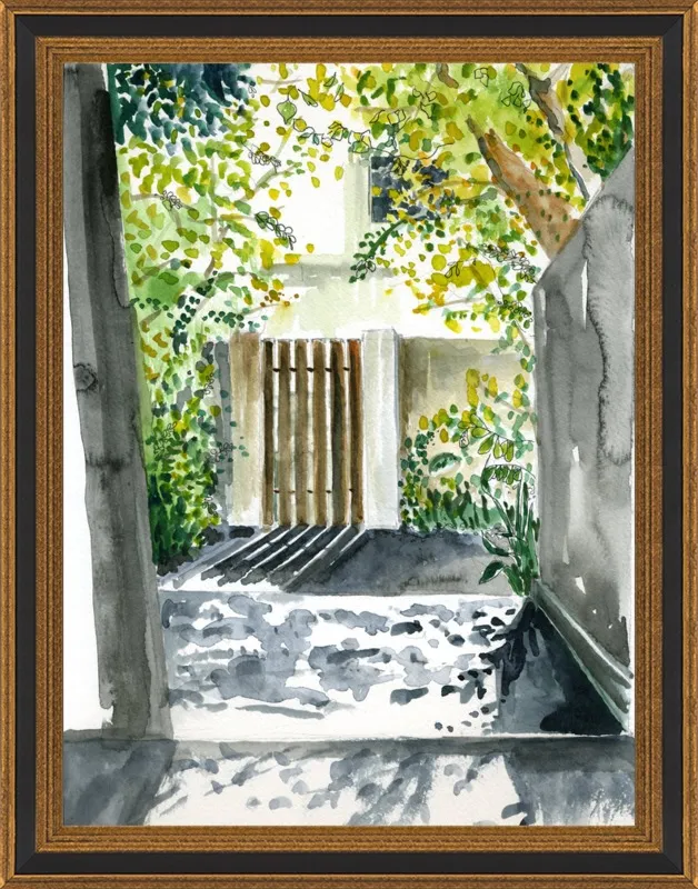 Garden Gate by Miri Eshet for Artfully Walls