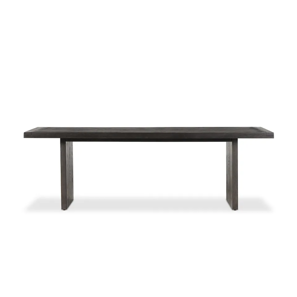 Warby Dining Table 94"-Worn Black Oak