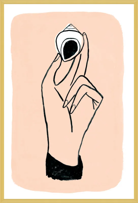 My Hand is My Face by Michael Doyle - Apartment On Belmont for Artfully Walls