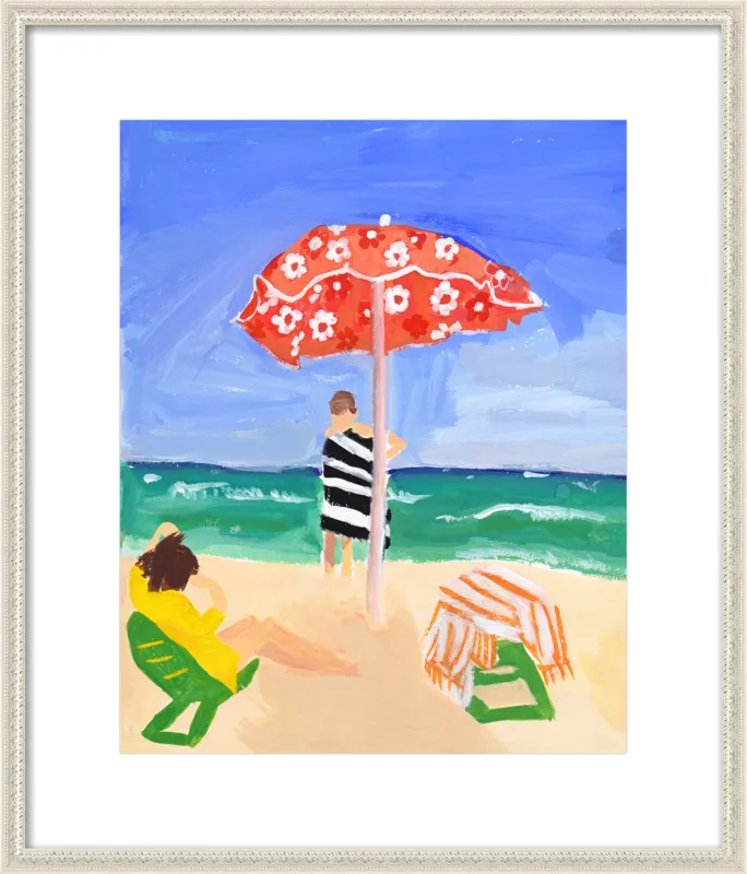 Italian Beach Umbrella by Jackie Mancuso for Artfully Walls