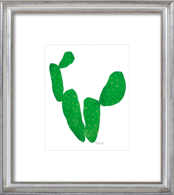 Green Cacti by Kate Roebuck for Artfully Walls