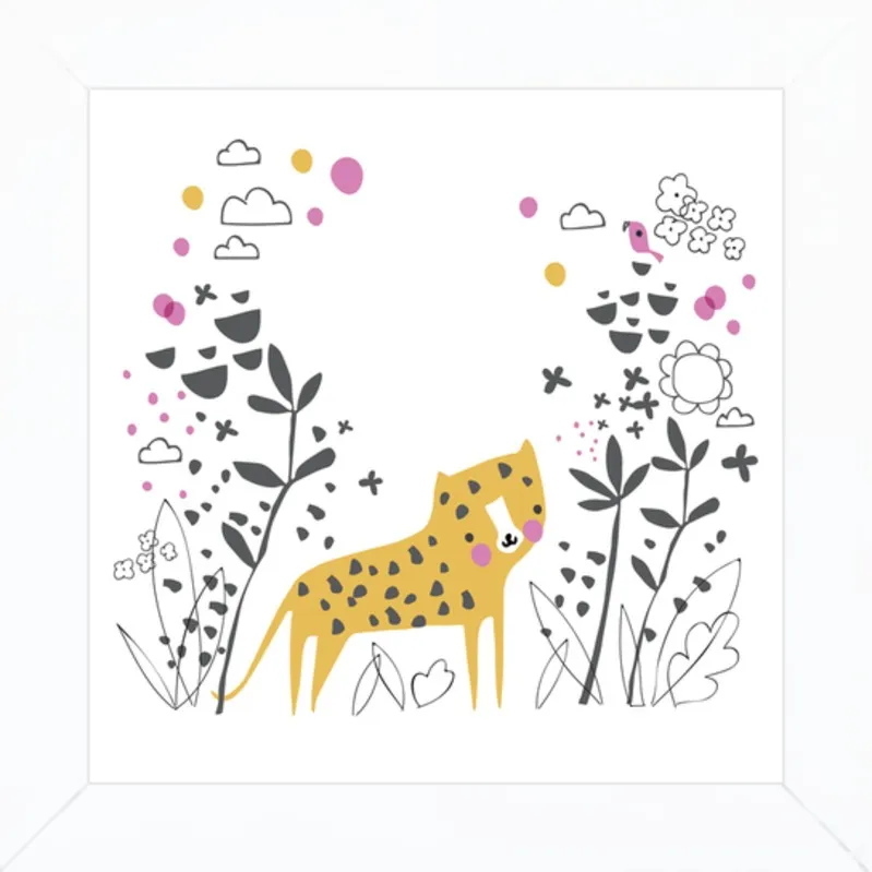 Little jungle leopard by Lizzie Mackay for Artfully Walls