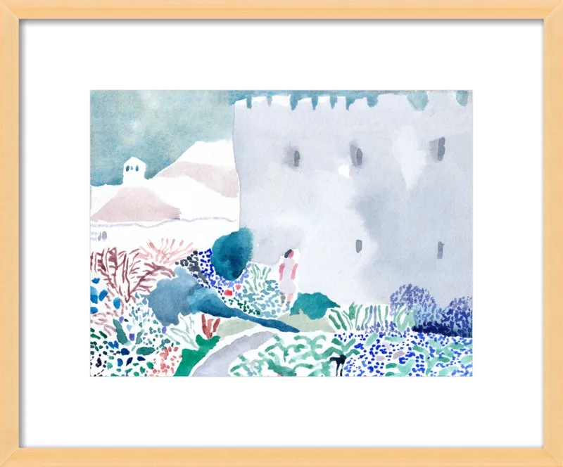 Castle Flowers by Charlotte Ager for Artfully Walls