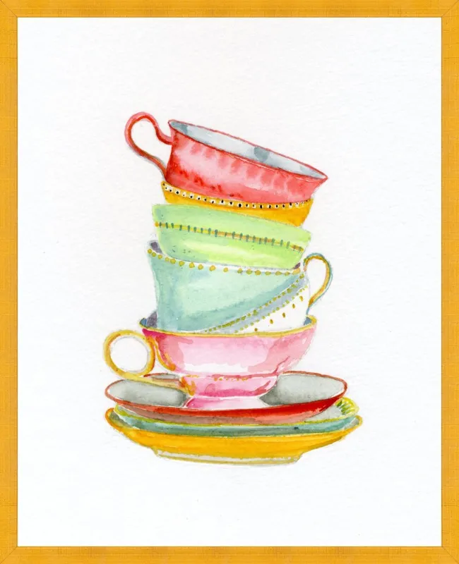 Teacups by Miri Eshet for Artfully Walls