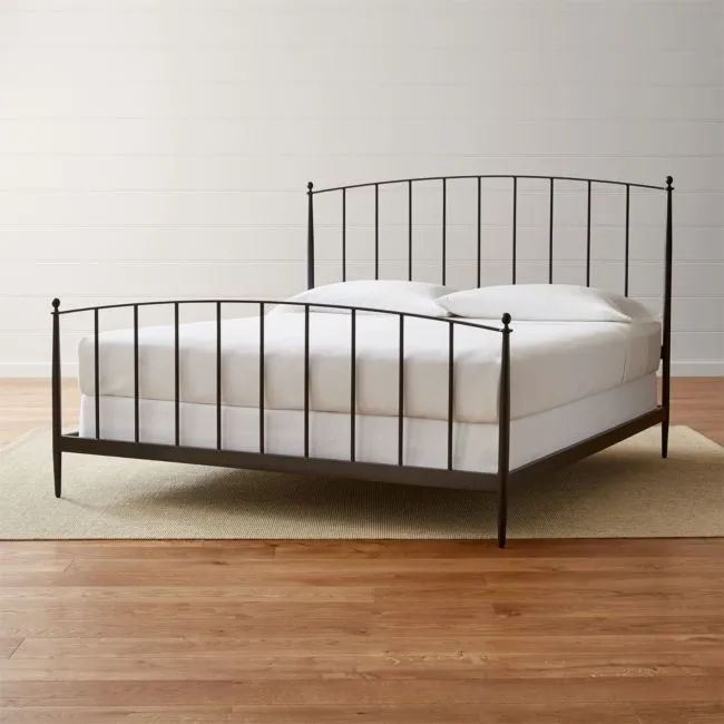 Mason Arched Metal King Bed