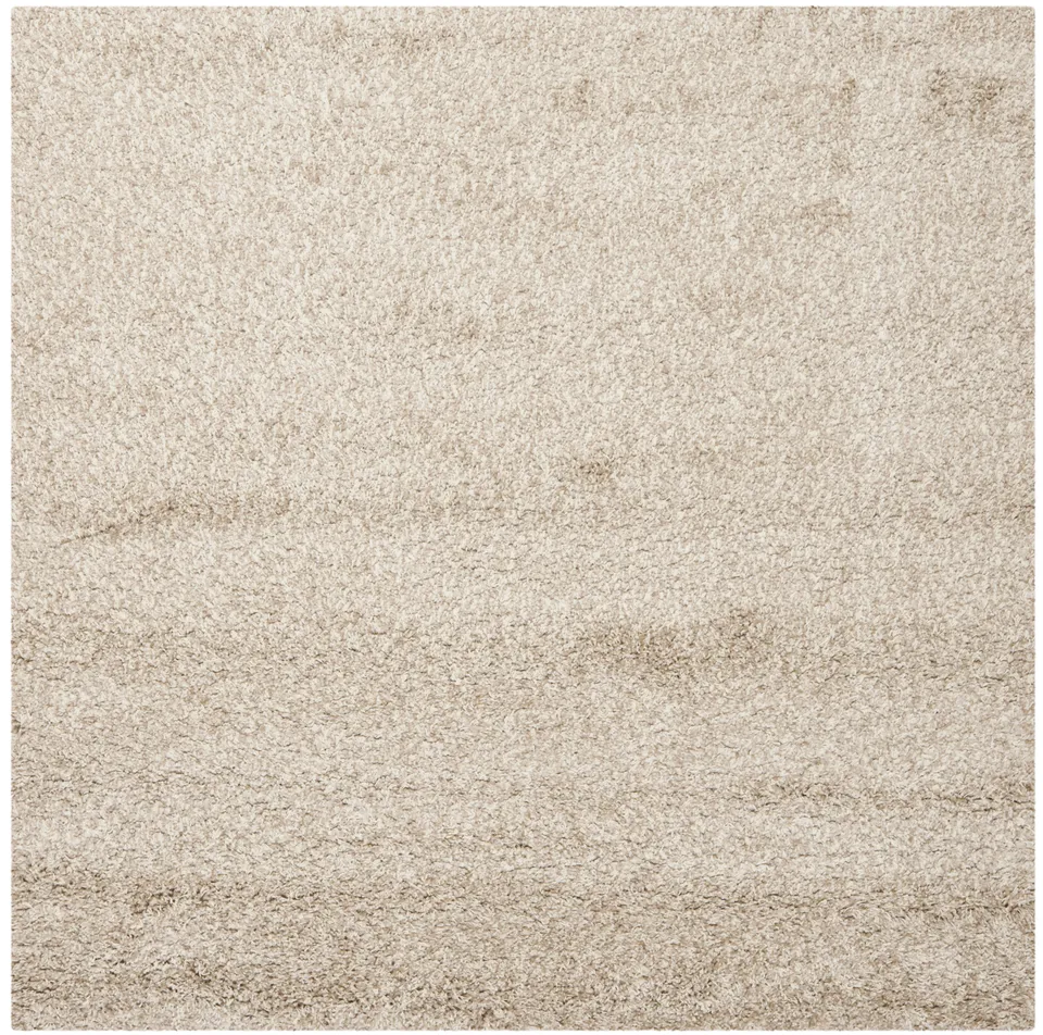 Arlo Home Woven Area Rug, SGN725-1313, Beige,  6' 7" X 6' 7" Square