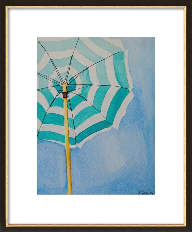Stripes (Beach Umbrella Series) by Jen Scully  for Artfully Walls