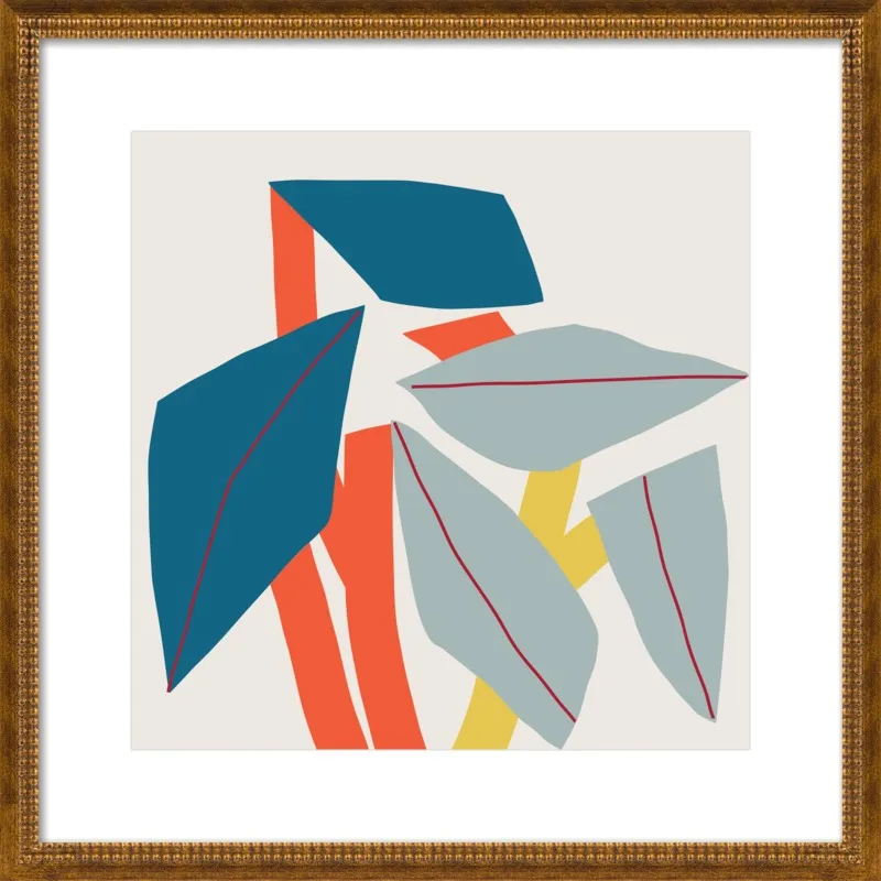 Colourful leaves by Jessica Nielsen for Artfully Walls