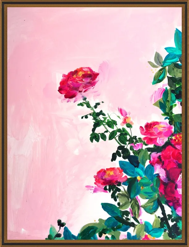 Rose Garden I by Christine Lindstrom for Artfully Walls