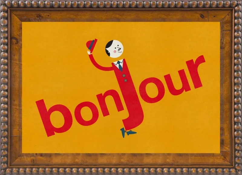 Bonjour by Blanca Gómez for Artfully Walls