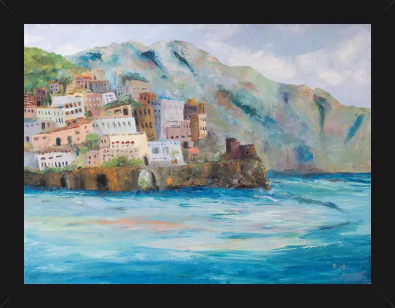 Amalfi Coast by Renee A Ortiz for Artfully Walls