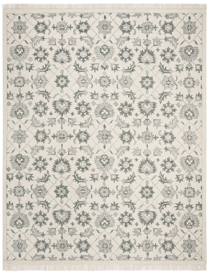 Arlo Home Hand Tufted Area Rug, APN321Y, Green/Grey,  8' X 10'
