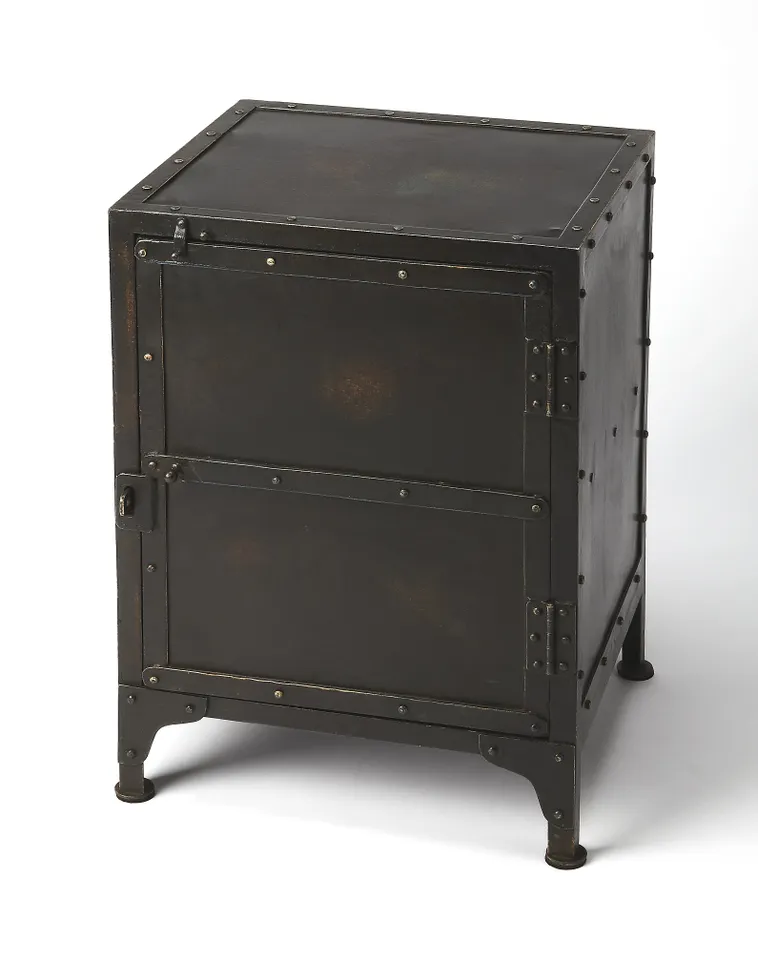 Owen Industrial Chic End Table
