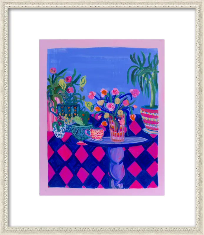 Pots and Plants painting by Davina Shefet for Artfully Walls