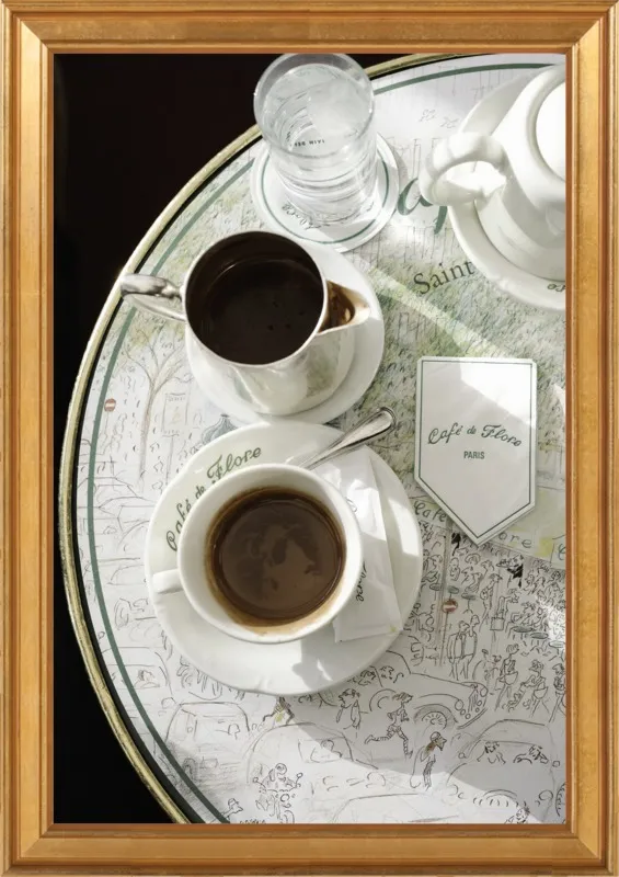 Chocolat chaud au Café de Flore by Lauren & Annael Tolila for Artfully Walls