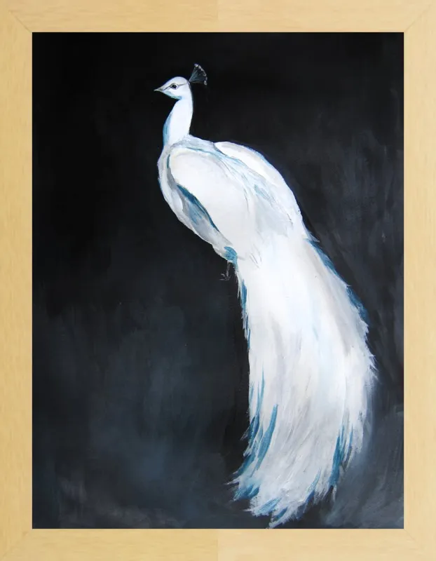 White Peacock II by Christine Lindstrom for Artfully Walls