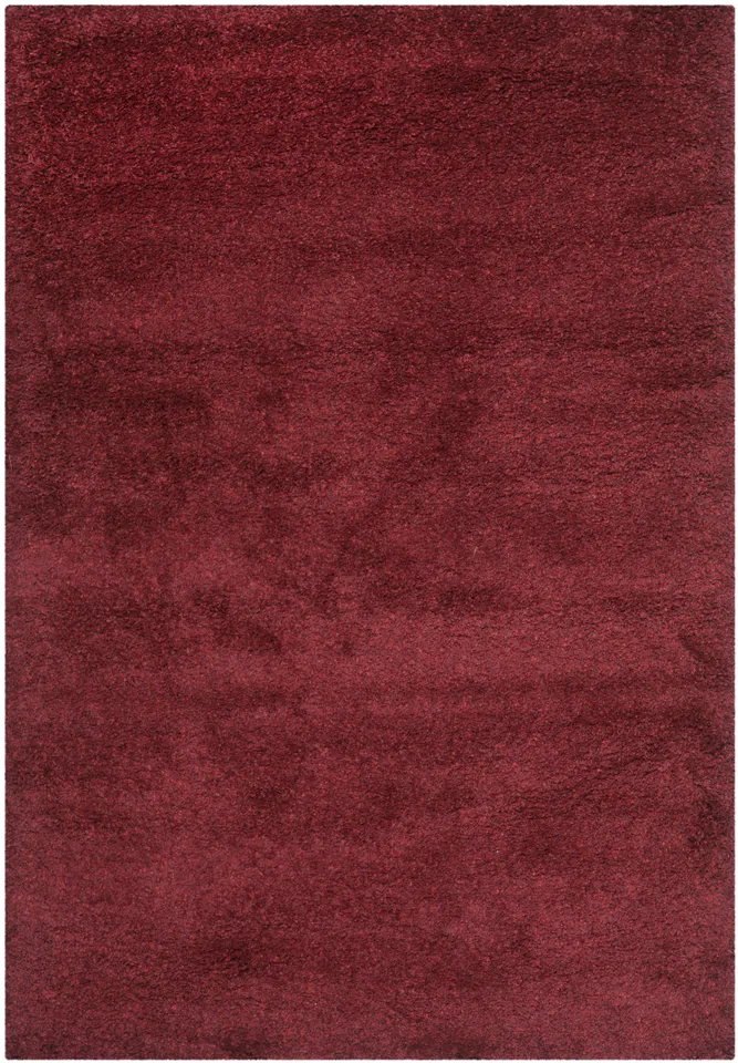 Arlo Home Woven Area Rug, SGN725-4242, Maroon,  5' 3" X 7' 6"