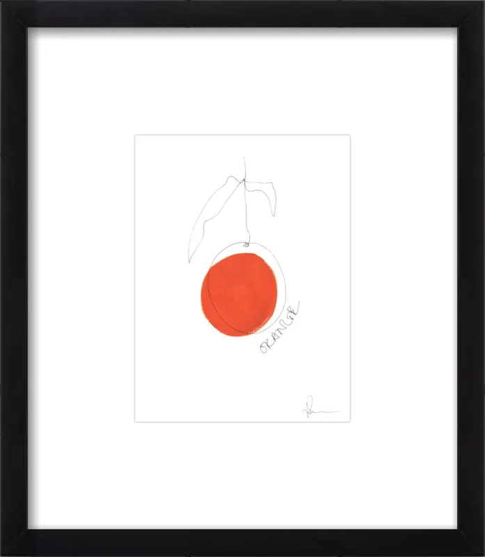 Orange by Polly Mann for Artfully Walls