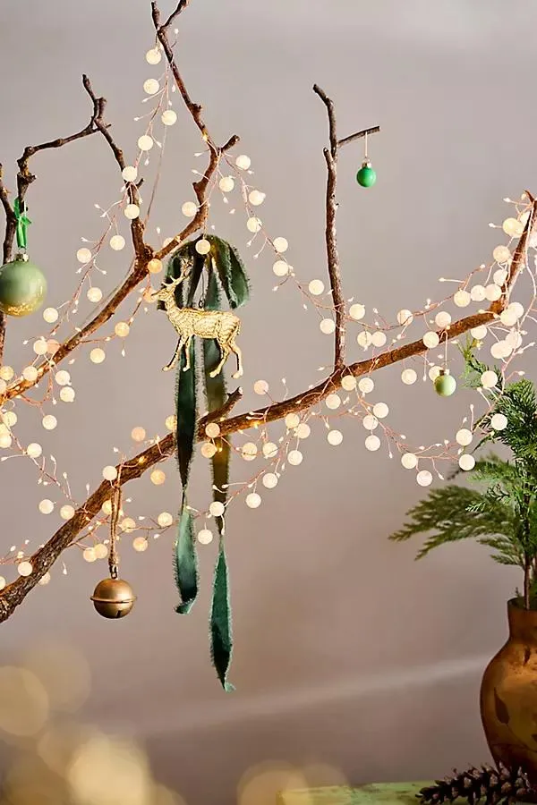 Stargazer Clear Beaded Light Garland