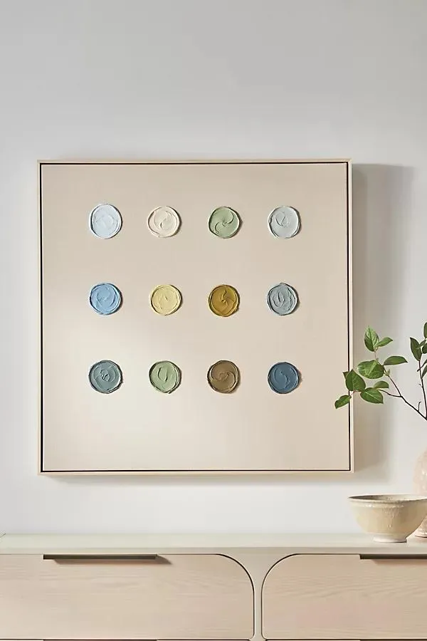 Color Palette Abstract Wall Art