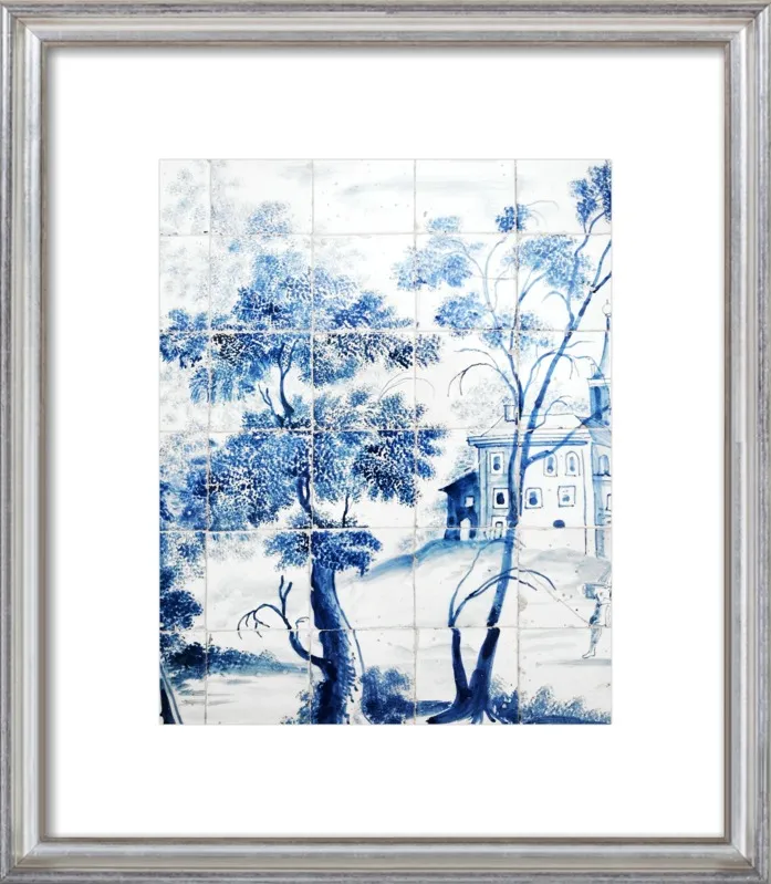 Lisbon Blue Tiles Two by Lupen Grainne for Artfully Walls
