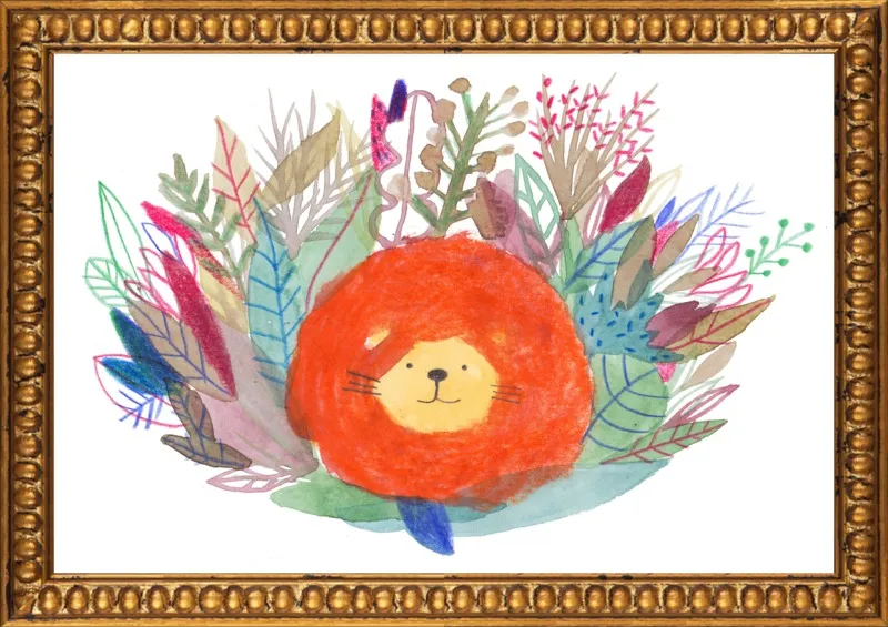 Lion by Marion Barraud for Artfully Walls