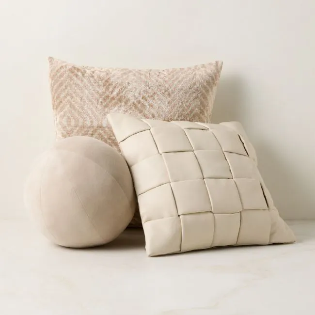 Opulent Textures Throw Pillow Cover Set