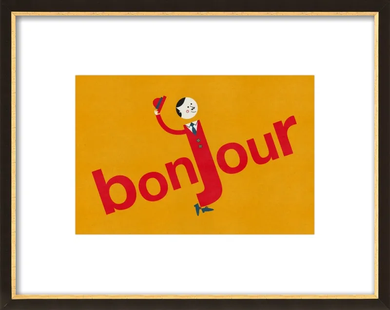 Bonjour by Blanca Gómez for Artfully Walls