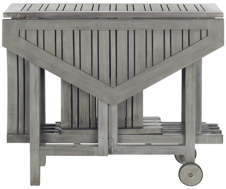 Kerman 5 Piece Outdoor Set - Gray Wash