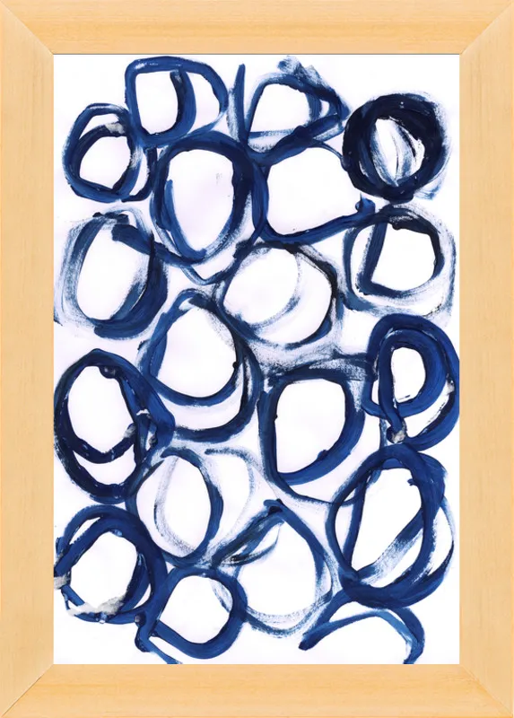 Blue Loops by morioke for Artfully Walls