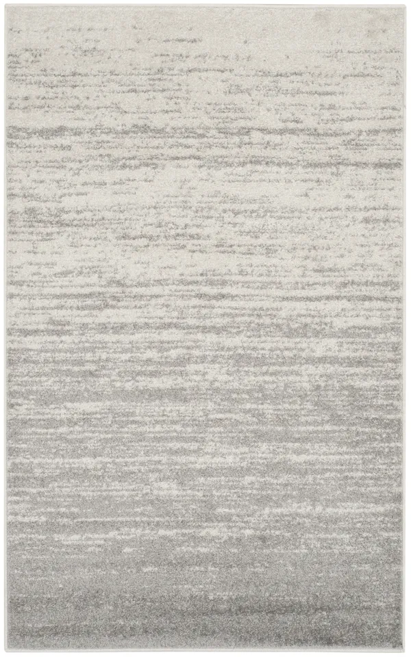 Arlo Home Woven Area Rug, ADR113B, Ivory/Silver,  3' X 5'