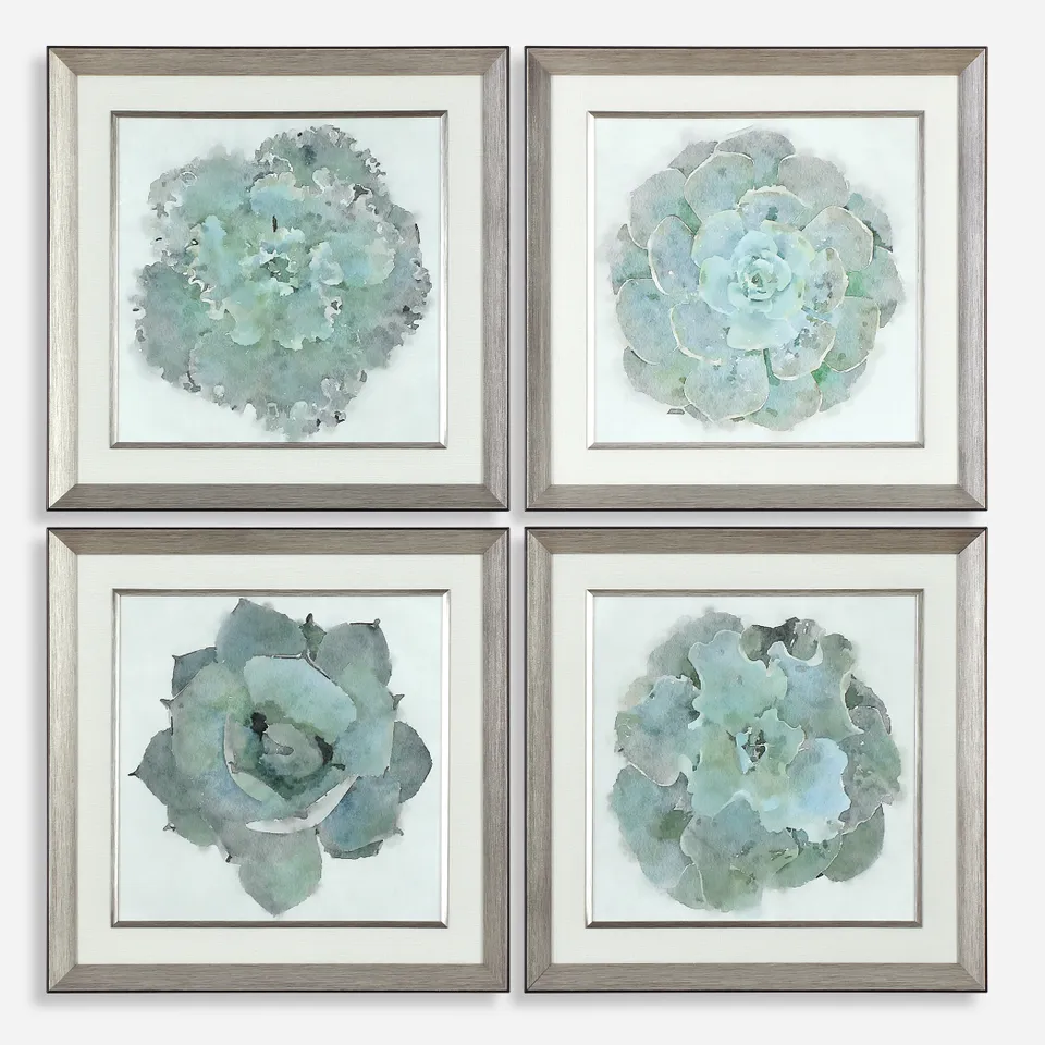 Natural Beauties Botanical Prints Set/4