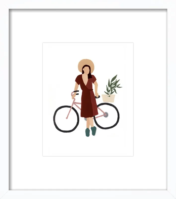 Biking Beauty by Taylor Ann for Artfully Walls