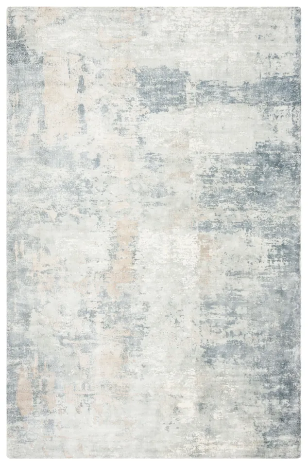 Arlo Home Hand Loomed Area Rug, MIR725B, Ivory/Grey,  6' X 9'