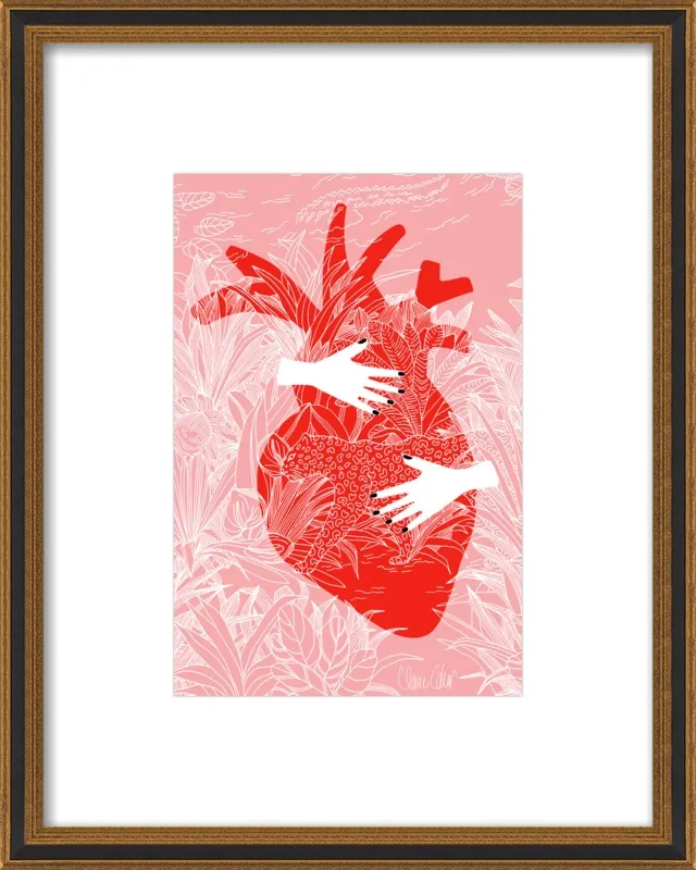 REFUGE ROSE by Claire Colin for Artfully Walls