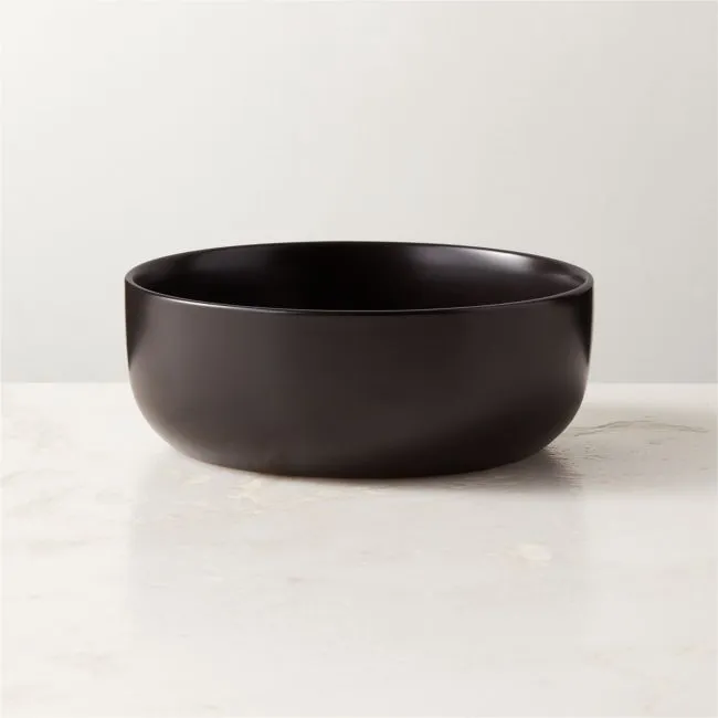 Mori Matte Black Soup Bowl
