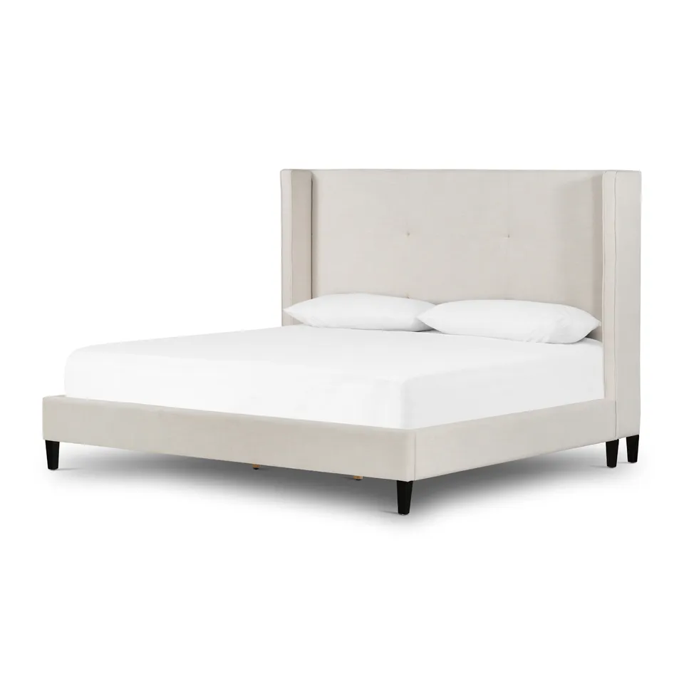 Madison Bed-Cambric Ivory-Queen