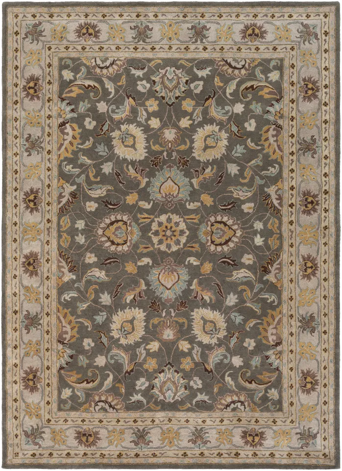 Caesar Brown Indoor 6' x 9' Handmade Rug