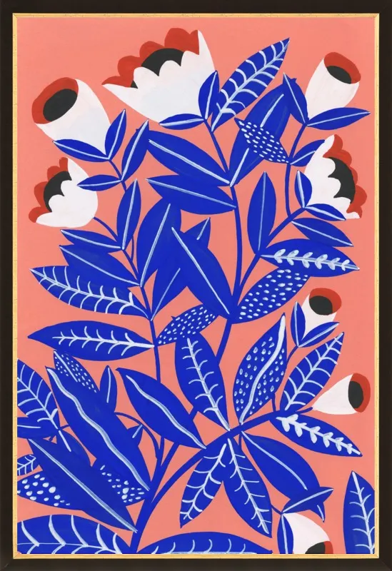 Blue Plant by Agathe Singer for Artfully Walls