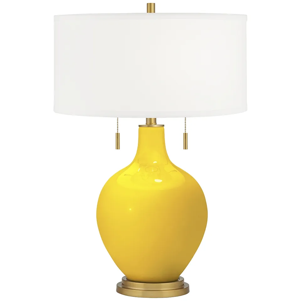 Citrus Toby Brass Accents Table Lamp