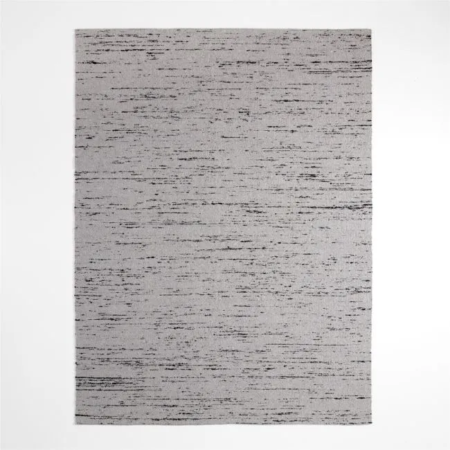 Chicago Performance Flatweave Handwoven Carbon Grey Area Rug 12'x15'