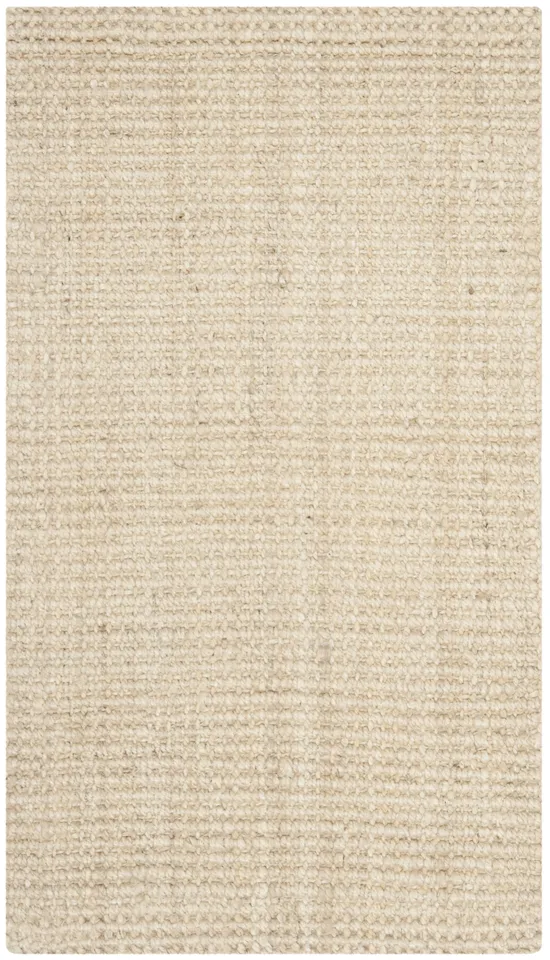 Arlo Home Hand Woven Area Rug, NF730A, Ivory,  2' 3" X 4'