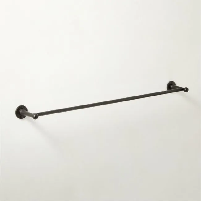 Boule Black Towel Bar 24"