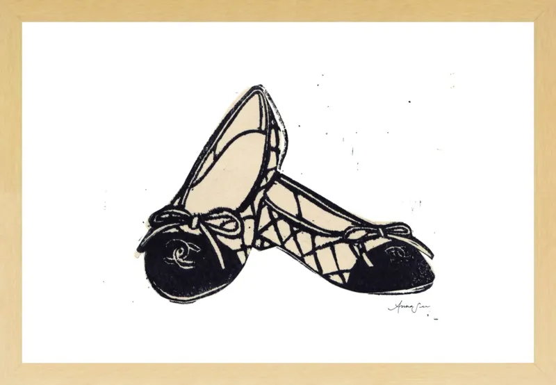 Chanel Ballet Flats by Anna See for Artfully Walls