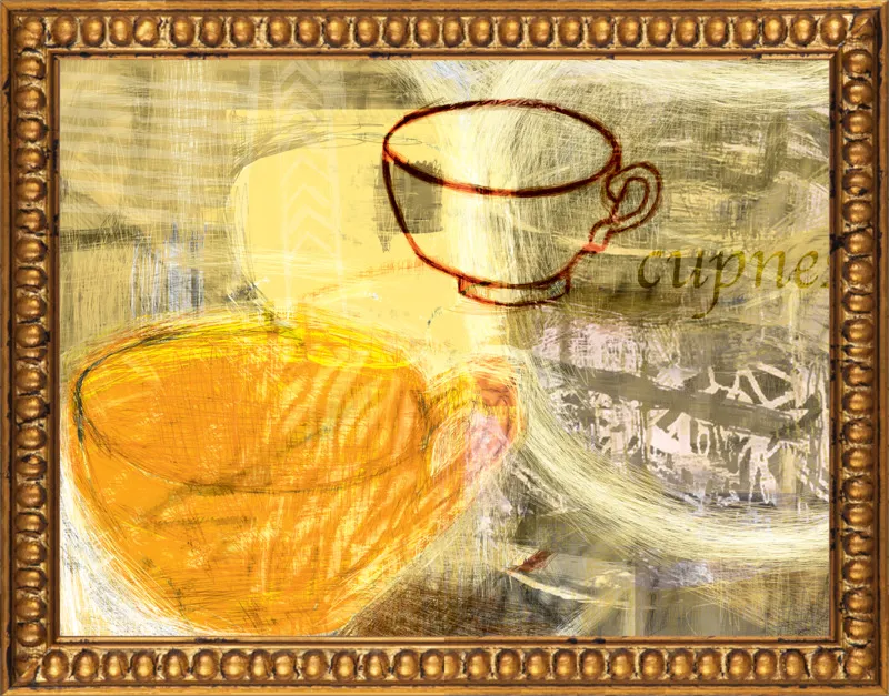 Still Life with Cups by Carmel Kushnir for Artfully Walls