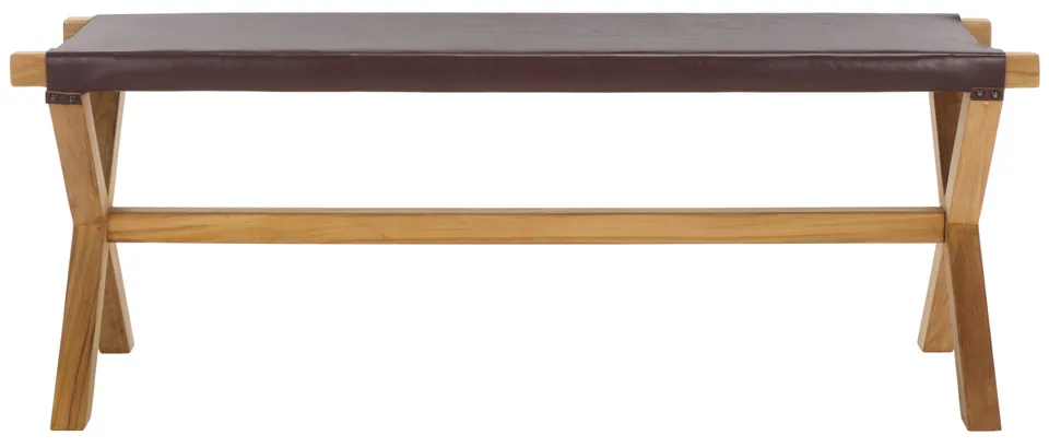 Elron Bench - Cognac / Natural