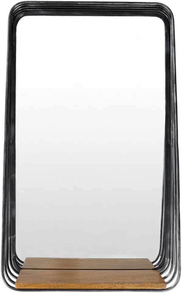 Carter Black 32"H x 19"W x 6"D Mirror